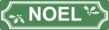 Picture of Holiday Street Signs 2562517