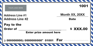 Picture of Oversized Checks 30236381
