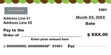 Picture of Oversized Checks 30242145