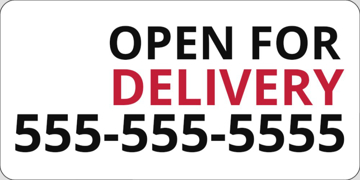 Picture of Take Out Delivery License Plates 872168621