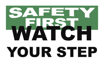Picture of Watch Your Step Signs 861355679