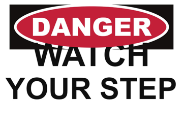Picture of Watch Your Step Signs 861356033