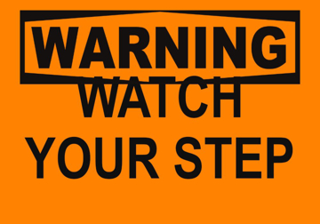 Picture of Watch Your Step Signs 861356109