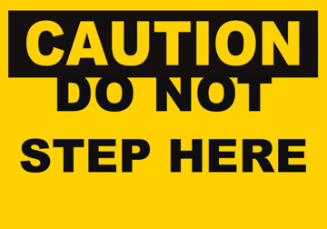 Picture of Watch Your Step Signs 861607472