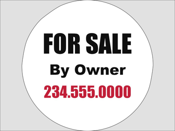 Picture of Circle Shaped Signs 877403665