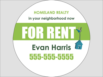 Picture of Circle Shaped Signs 877403641