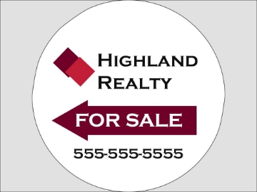 Picture of Circle Shaped Signs 1