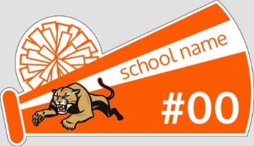 Picture of Megaphone Orange/White