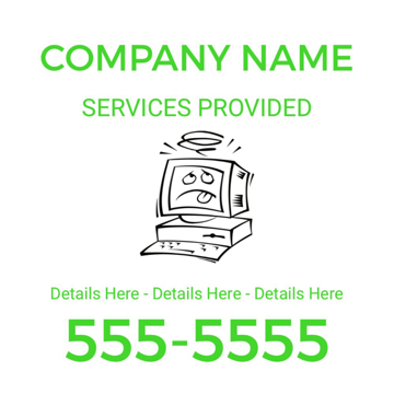 Picture of IT Service 9-24" x 24"