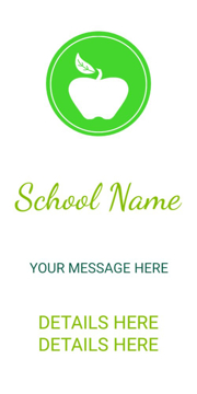 Picture of 24" x 12" Education 11