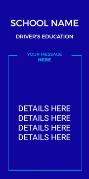 Picture of 24" x 12" Education 9