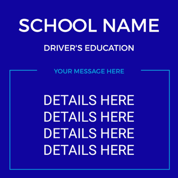 Picture of 24" x 24" Education 9