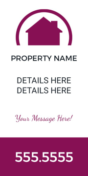 Picture of 24" x 12" Property Management 5