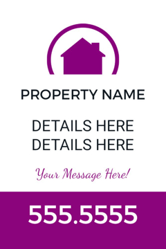 Picture of 18" x 12" Property Management 5