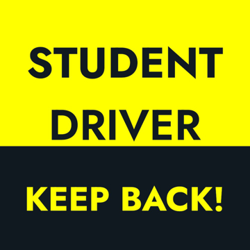 Picture of 24" x 24" Student Driver 2