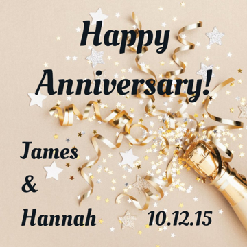 Picture of 12" x 12" Anniversary 2