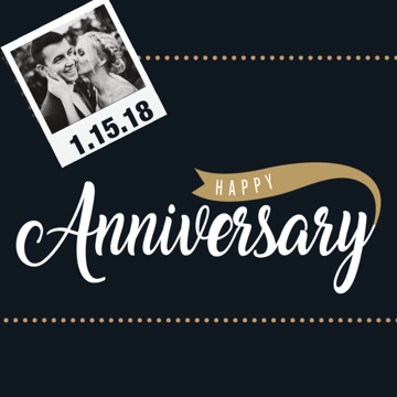 Picture of 12" x 12" Anniversary 3