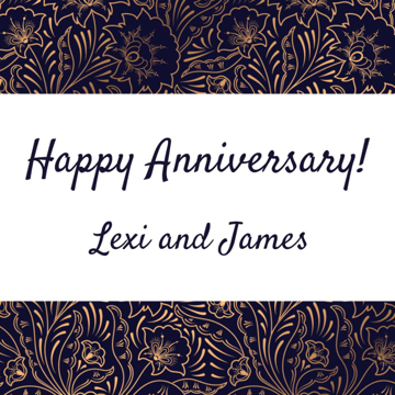 Picture of 12" x 12" Anniversary 5