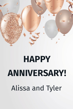 Picture of 18" x 12" Anniversary 6