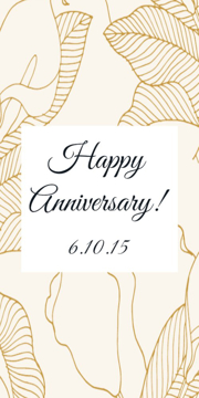 Picture of 24" x 12" Anniversary 7