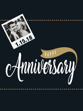 Picture of 24" x 18" Anniversary 3