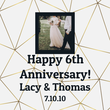 Picture of 24" x 24" Anniversary 4