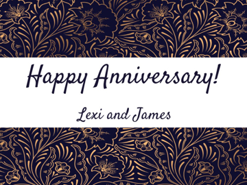 Picture of 9" x 12" Anniversary 5