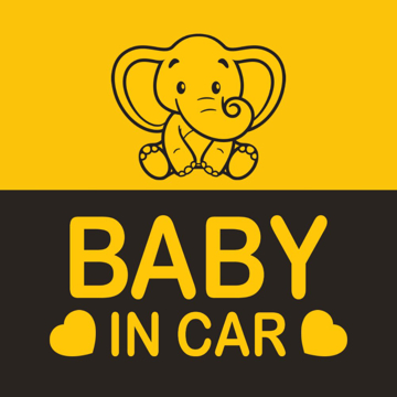 Picture of 12" x 12" Baby On Board 3