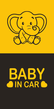 Picture of 24" x 12" Baby On Board 3