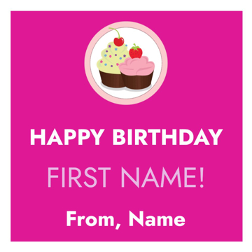 Picture of 12" x 12" Birthday 8