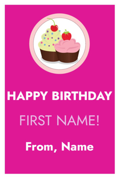 Picture of 18" x 12" Birthday 8