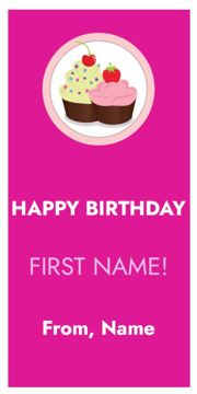 Picture of 24" x 12" Birthday 8