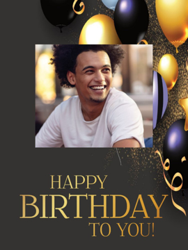 Picture of 24" x 18" Birthday 6