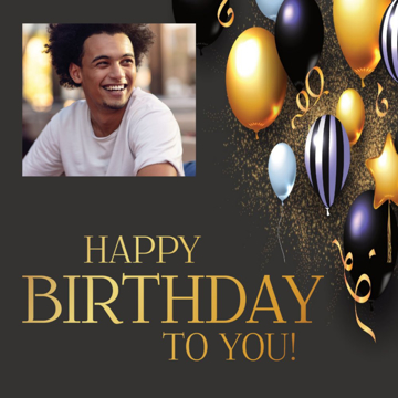 Picture of 24" x 24" Birthday 6