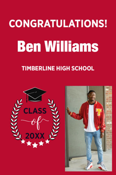 Picture of 18" x 12" Graduation 4