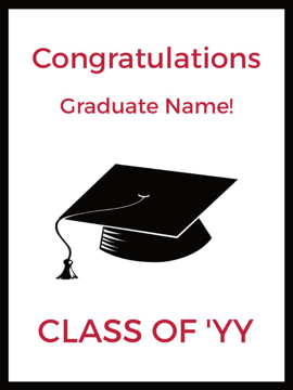 Picture of 24" x 18" Graduation 12