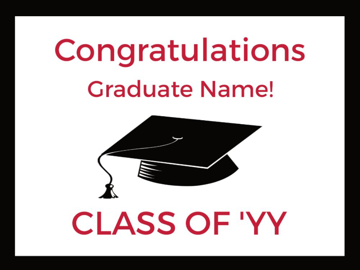 Picture of 9" x 12" Graduation 12