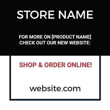 Picture of 12" x 12" Retail 13