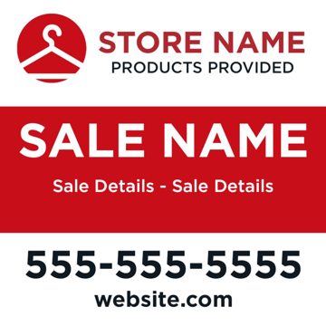 Picture of 12" x 12" Retail 16