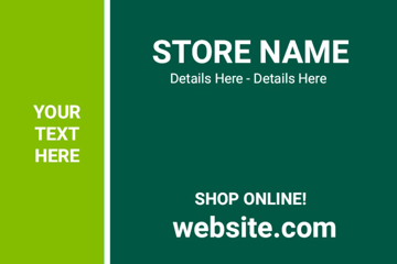 Picture of 12" x 18" Retail 12