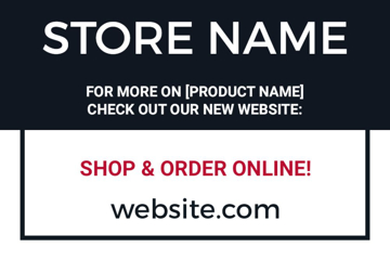 Picture of 12" x 18" Retail 13