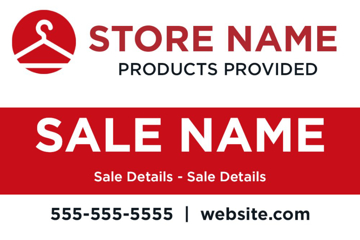 Picture of 12" x 18" Retail 16