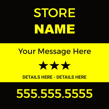 Picture of 24" x 24" Retail 10