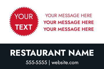 Picture of 12" x 18" Restaurant 15