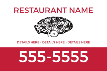 Picture of 12" x 18" Restaurant 24