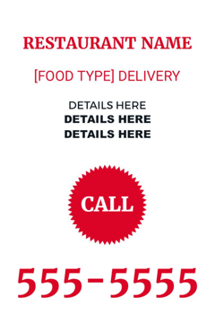 Picture of 18" x 12" Restaurant 14