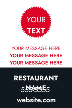 Picture of 18" x 12" Restaurant 15