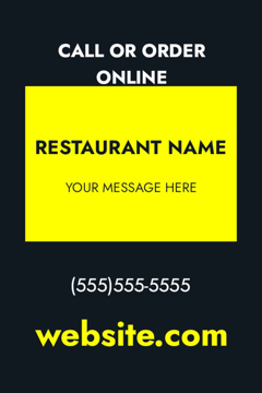 Picture of 18" x 12" Restaurant 17