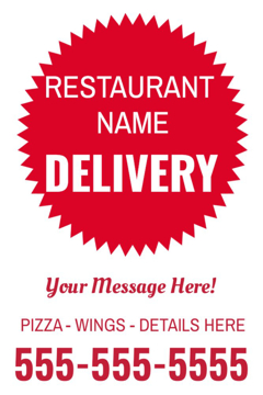 Picture of 18" x 12" Restaurant 9