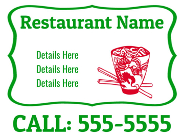 Picture of 18" x 24" Restaurant 5